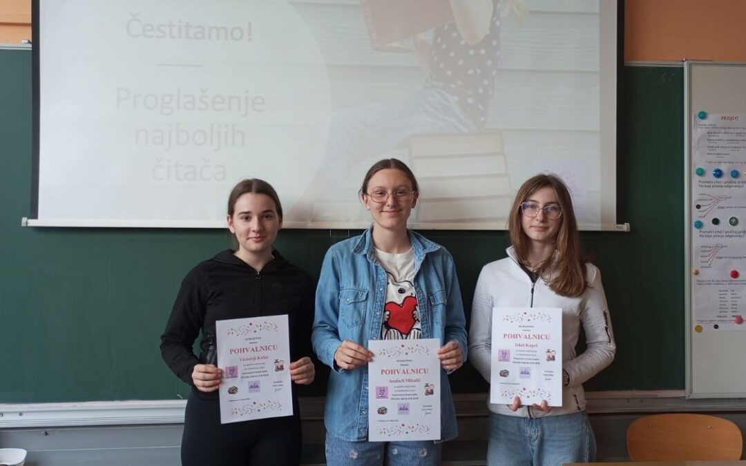 Veliki uspjeh naših učenica na međuškolskom natjecanju„Čitam – I read – Ich lese“ u Beletincu!